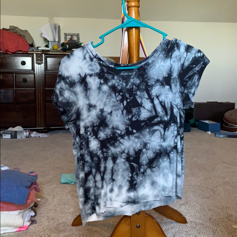 Acid Wash Crop Shirt